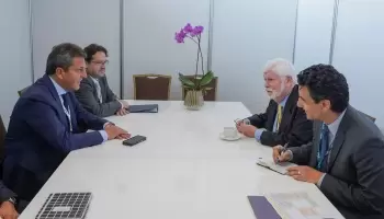 Sergio Massa se reunió con el asesor especial de Biden para las Américas, Christopher Dodd