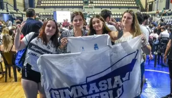 Mariano Cowen utilizó la sede de Gimnasia para un acto kirchnerista