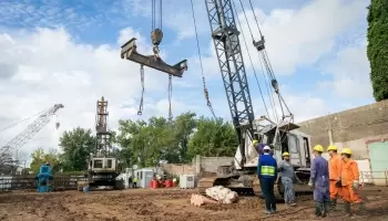 AySA trabaja en el avance de obras del Sistema Agua Sur que beneficiará a 2.500.000 habitantes