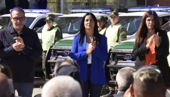 Entrega de nuevos móviles para Gendarmería Nacional en Malvinas Argentinas
