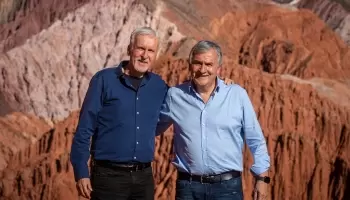 James Cameron visitó Jujuy y recorrió Purmamarca junto al gobernador Gerardo Morales