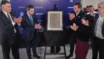 Aduana recuperó el impreso de la Declaración de Independencia de 1816
