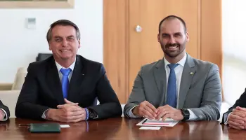 Video: Los Bolsonaro y Jorge Macri brindaron por el “fin del kirchnerismo”