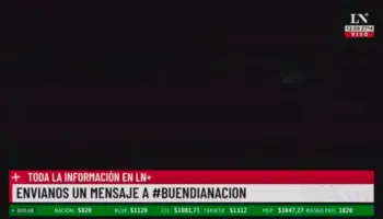 Arrancaron los cortes: LN+ se quedó sin luz mientras transmitía en vivo