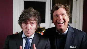 Cara de piedra: Milei le mintió en la cara a una periodista de CNN