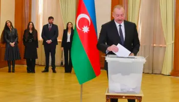 El presidente de Azerbaiyán se encamina a una aplastante victoria