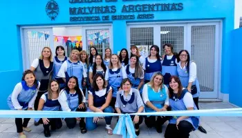 Malvinas Argentinas: Nardini y Kicillof inauguraron el Jardín de Infantes Nº 931