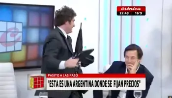 El día que Santiago Cúneo echó a Javier Milei de su programa