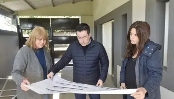Nardini visitó la nueva sala velatoria municipal
