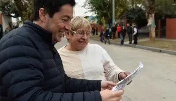 Leo Nardini habilitó nuevos pavimentos en Grand Bourg