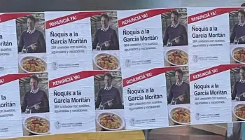 Moritán, aislado: Casi cuatrocientos ñoquis y una cena fallida
