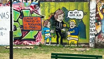 El arte que representa la desidia de Milei
