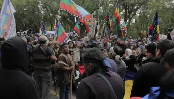 Wüñoy Txipantü criticó las políticas del Gobierno Nacional y Provincial