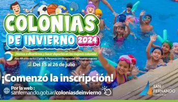 San Fernando inició la inscripción para sus Colonias de Invierno 2024