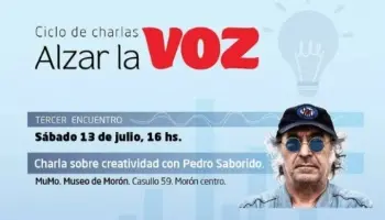 Pedro Saborido brindará una charla en Morón