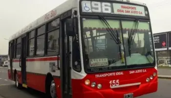 San Justo: Suspendieron los servicios del colectivo 96