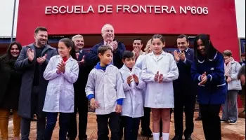 Misiones: Se inauguró la Escuela de Frontera 606