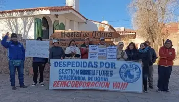 Jujuy: En Uquía protestan por despidos arbitrarios