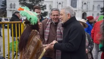 Con una multitudinaria convocatoria, se realizó en La Plata la escenificación del Inti Raymi