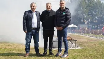 Chivilcoy: Fernando Gray y Britos participaron de la fiesta del asado criollo