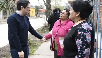 Malvinas Argentinas: Leo Nardini inauguró nuevos pavimentos
