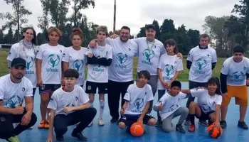 José C. Paz integró la Liga Internacional de Fútbol de la fundación Scholas Ocurrentes