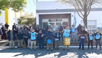 La Pampa: Protesta de ATE en Toay por el cierre de la Mesa de Negociación