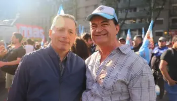 El intendente de Esteban Echeverría participó de la marcha federal universitaria