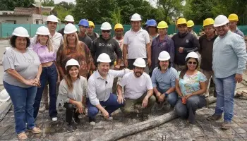 Merlo: Avanza la construcción de la Escuela Secundaria N° 39 en Pontevedra