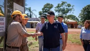 Misiones: Avanzan las obras de tendido eléctrico en El Soberbio