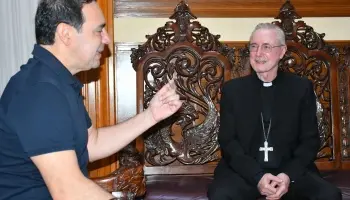 Entre Ríos: Valdés recibió a Monseñor Stanovnik antes de la Navidad