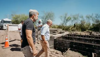 Entre Ríos: Frigerio relanza obra pluvial en General Galarza con promesas de finalización para 2026