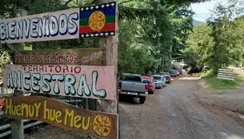 Villa La Angostura: Los mapuches prometen resistir el desalojo en Lago Correntoso