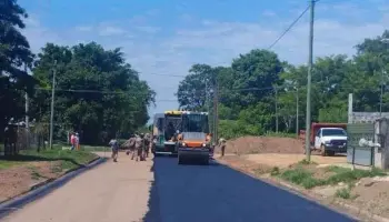 La Provincia interviene más de 20 cuadras en Itá Ibaté con concreto asfáltico