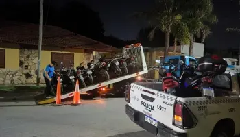 Controles vehiculares en Berisso: Más de 60 actas y 40 motos secuestradas