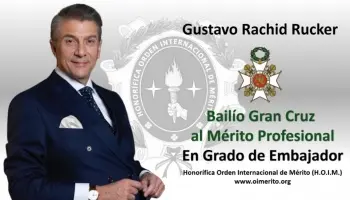 Nombran a periodista hispano-argentino al frente de la Honorífica Orden Internacional de Mérito