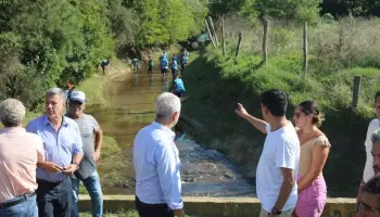 Julio Alak supervisó tareas de prevención ante la alerta naranja por tormentas en La Plata