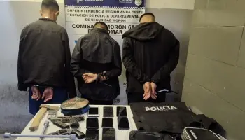 Desmantelan banda de robos en Morón: Tres detenidos tras operativo conjunto
