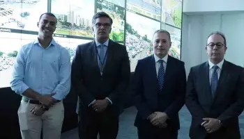 Fernando Gray visitó el centro integrado de Brasilia para fortalecer estrategias de seguridad