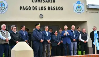 Gustavo Valdés inaugura nuevas obras de seguridad en Corrientes