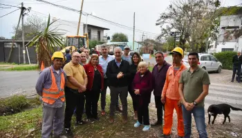 La Plata: Julio Alak relanza obras en Hernández con promesas de mejoras viales e hidráulicas