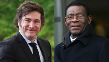 Según medio de África, Javier Milei respaldó al polémico dictador de Guinea Ecuatorial