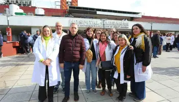El intendente de Esteban Echeverría, Fernando Gray, denunció el deterioro del Hospital Garrahan