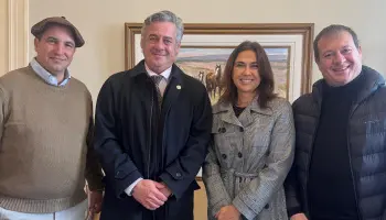 María Eugenia Talerico mantuvo un encuentro con el presidente de la Sociedad Rural Argentina