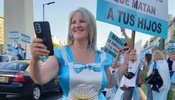De médica a candidata: “Me vestí de república porque no había república”