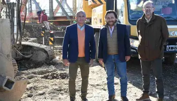 Salta: Inició la construcción del primer puente sobre el río Vaqueros