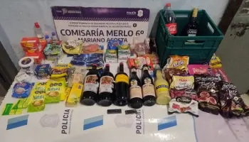Tres detenidos en Merlo con mercadería robada tras un operativo policial