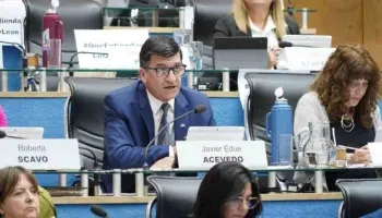Chubut: Javier  Acevedo defendió el proyecto de aranceles a extranjeros
