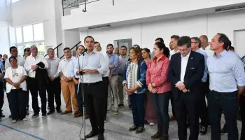 Corrientes: Gustavo Valdés inauguró el nuevo Polideportivo Municipal de San Cosme