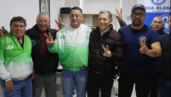 Fernando Gray sumó respaldo de trabajadores de seguridad en Bahía Blanca